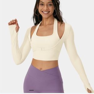 HALARA Yoga Sports Top Long Sleeve Cloudful Fabric (BRAND NEW)